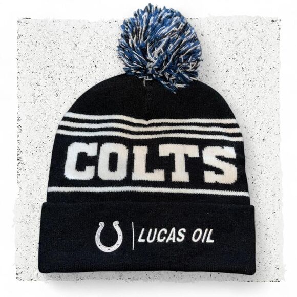 NFL Other - Colts black and white beanie #NFL #colts